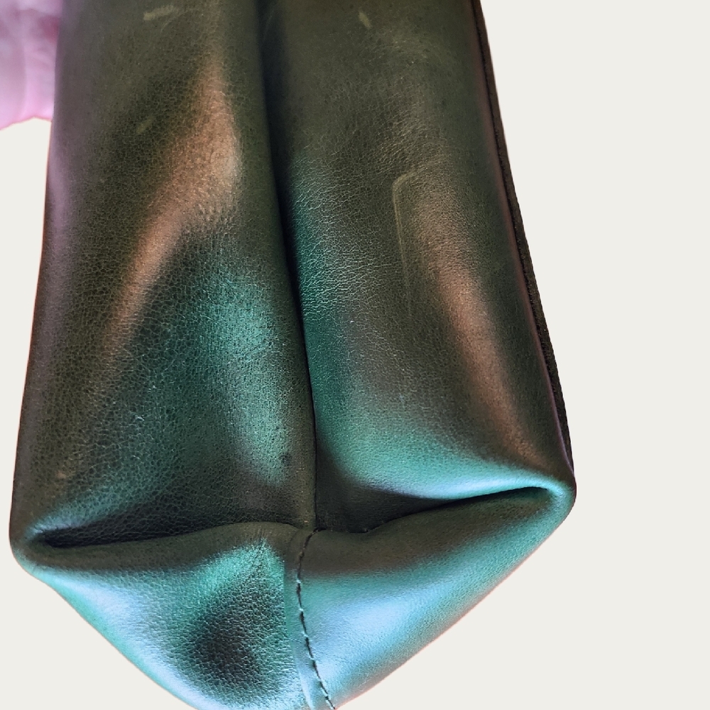 Portland Leather Cowboy Mint Mini Crossbody Tote Bag with Minimalist Design, EUC - Picture 9 of 17